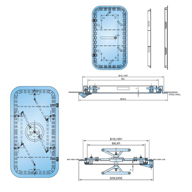 diagram of marine watertight doors