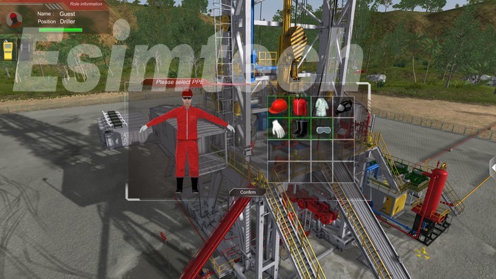 Drilling Emergency Exercise Simulation Training System